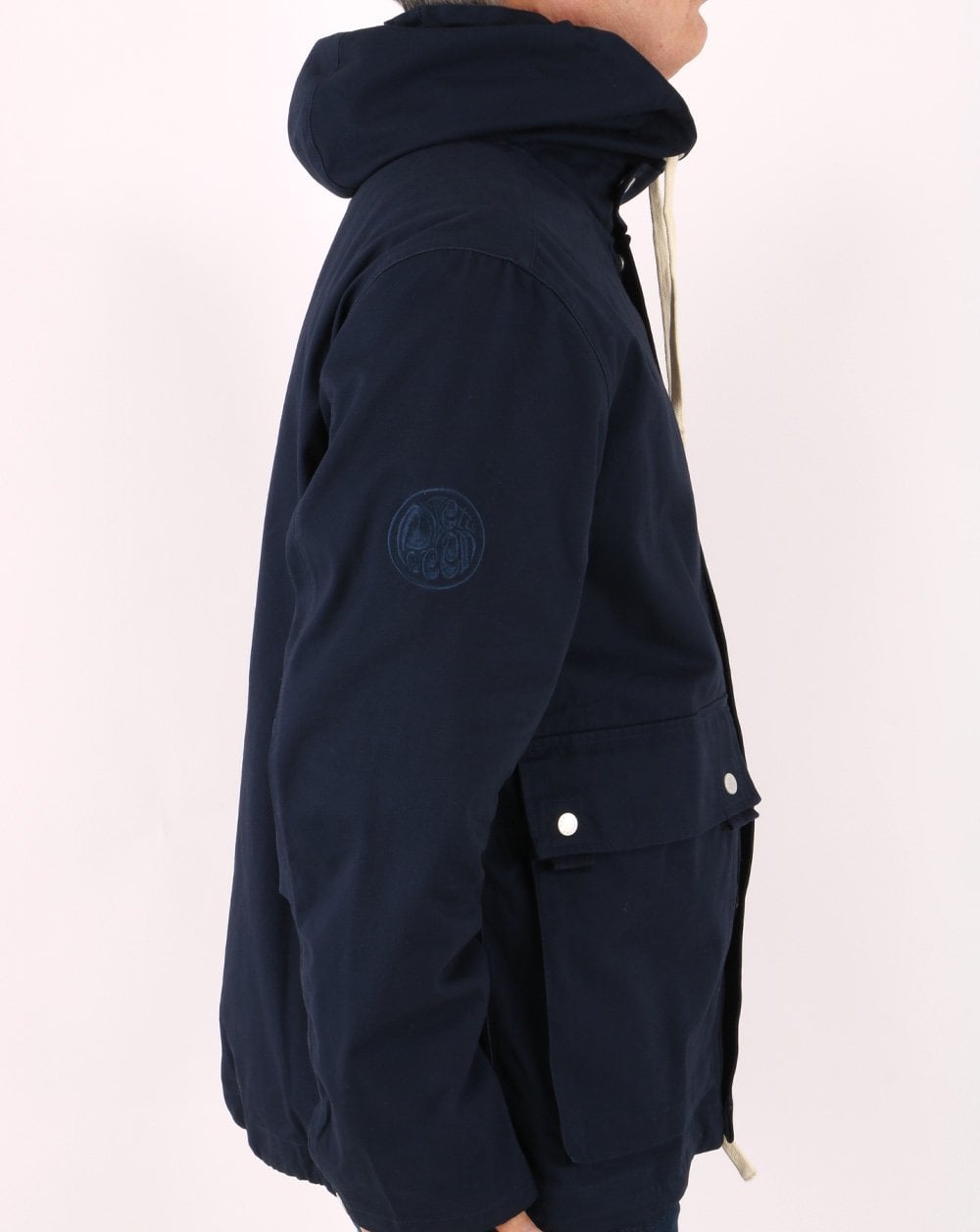 Pretty Green Mallow Hooded Jacket Navy