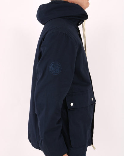 Pretty Green Mallow Kapuzenjacke Marineblau