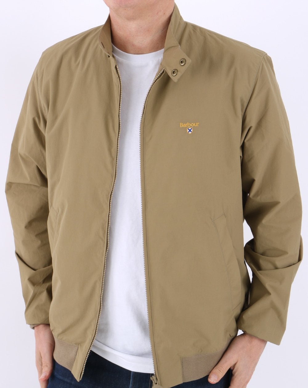 Barbour Crested Royston Jacke Militärbraun
