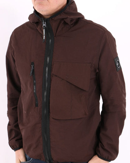 Marshall Artist GD Kapuzen-Overshirt Trüffel