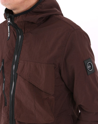 Marshall Artist GD Kapuzen-Overshirt Trüffel
