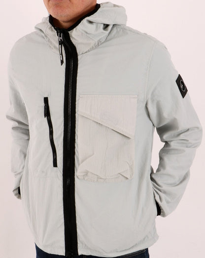 Marshall Artist GD Kapuzen-Overshirt Antarktisgrau