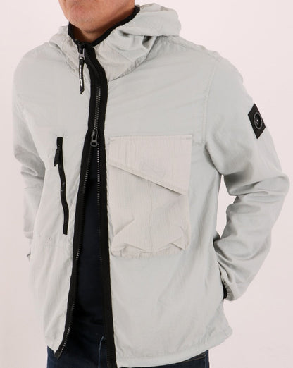 Marshall Artist GD Kapuzen-Overshirt Antarktisgrau