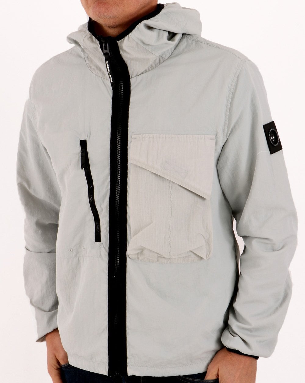 Marshall Artist GD Hooded Overshirt Antarctica Grey