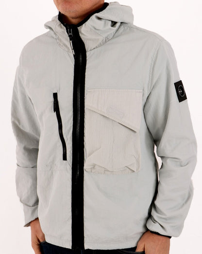 Marshall Artist GD Kapuzen-Overshirt Antarktisgrau