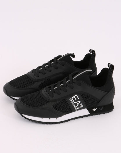 Emporio Armani EA7 Runner Trainer Schwarz/Weiß