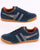 Gola Harrier Suede Trainer Navy/Grey/Moody Orange