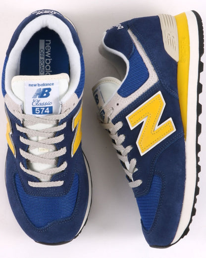New Balance 574 Trainer Blau/Gelb