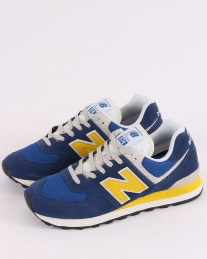 New Balance 574 Trainer Blau/Gelb