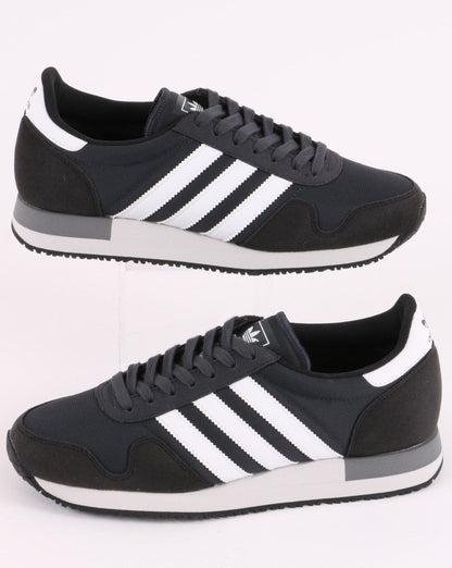 Adidas USA 84 Turnschuhe Schwarz/Weiß
