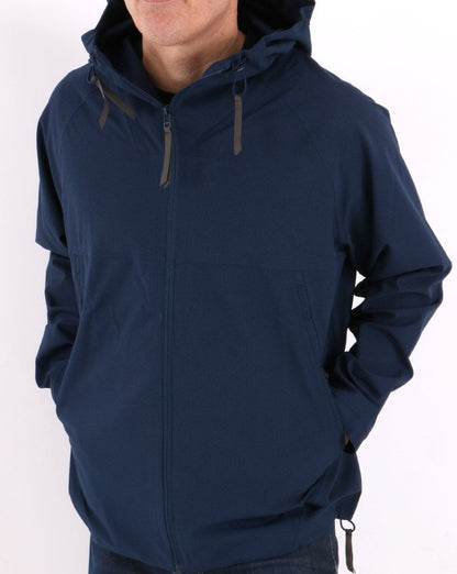 Pretty Green Cyclone Kapuzenjacke Marineblau