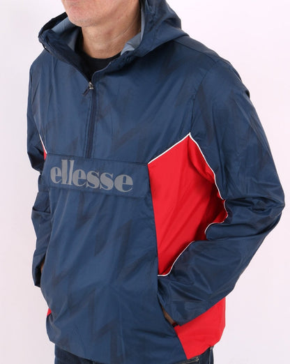 Ellesse 1/2 Zip Jacke Marineblau/Rot