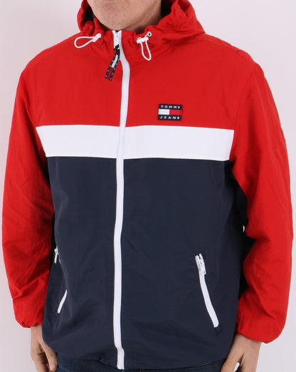 Tommy Jeans Chicago Windbreaker Marineblau/Rot/Weiß