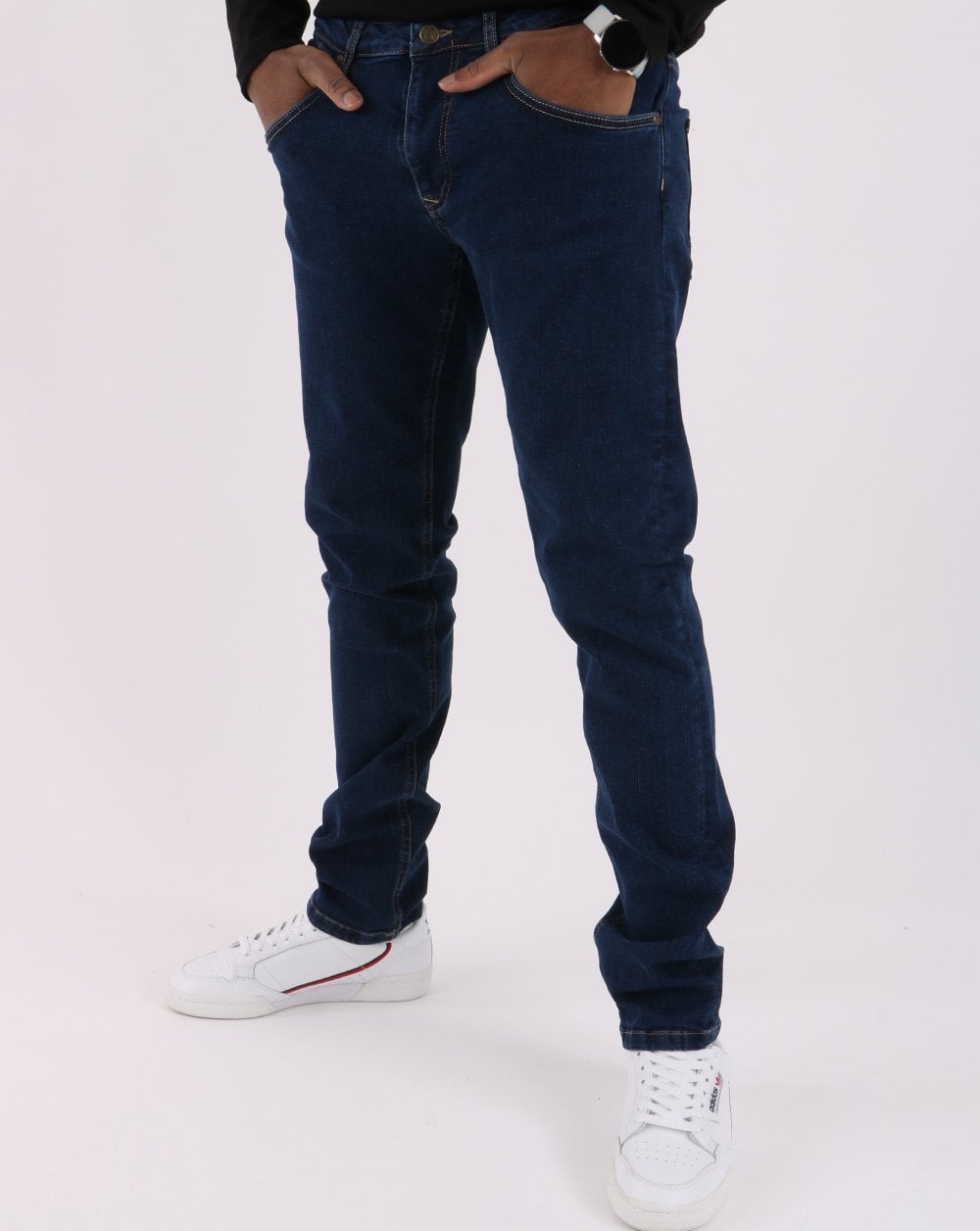 Trojan Straight Leg Jeans Dunkelblau