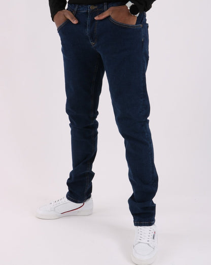 Trojan Straight Leg Jeans Dunkelblau