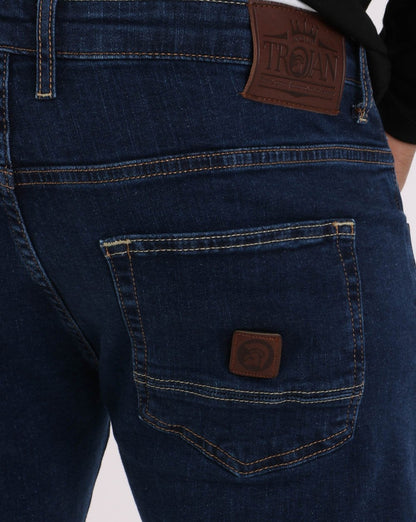 Trojan Straight Leg Jeans Dunkelblau