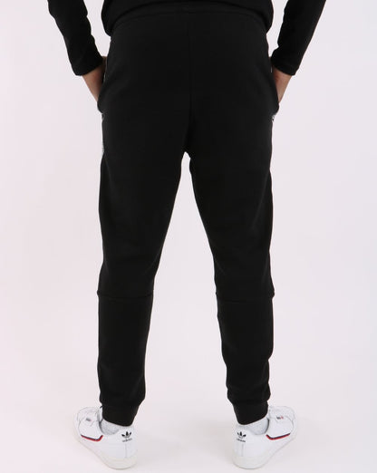 Emporio Armani – EA7 – Jogginghose mit Logoband in Schwarz