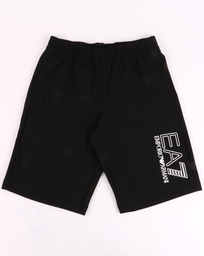 Emporio Armani – EA7 – Schwarze Shorts mit Logo