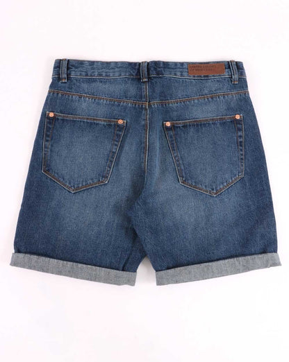 Benetton Jeansshorts Mittelblau