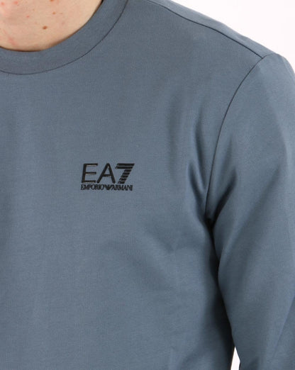 Emporio Armani EA7 Sweatshirt Blau