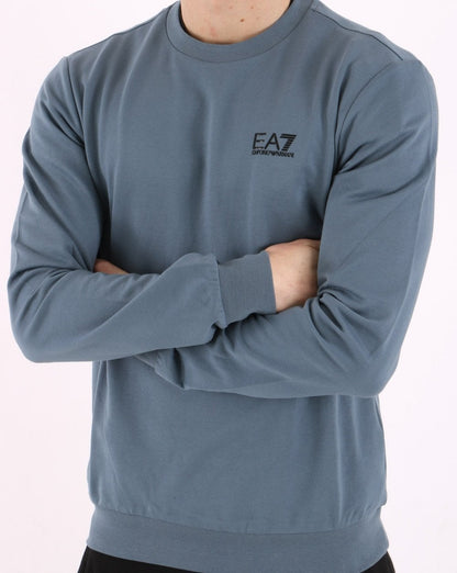 Emporio Armani EA7 Sweatshirt Blau
