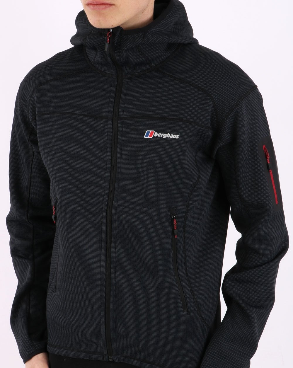 Berghaus Pravitale MTN 2.0 Kapuzenjacke Carbon/Schwarz