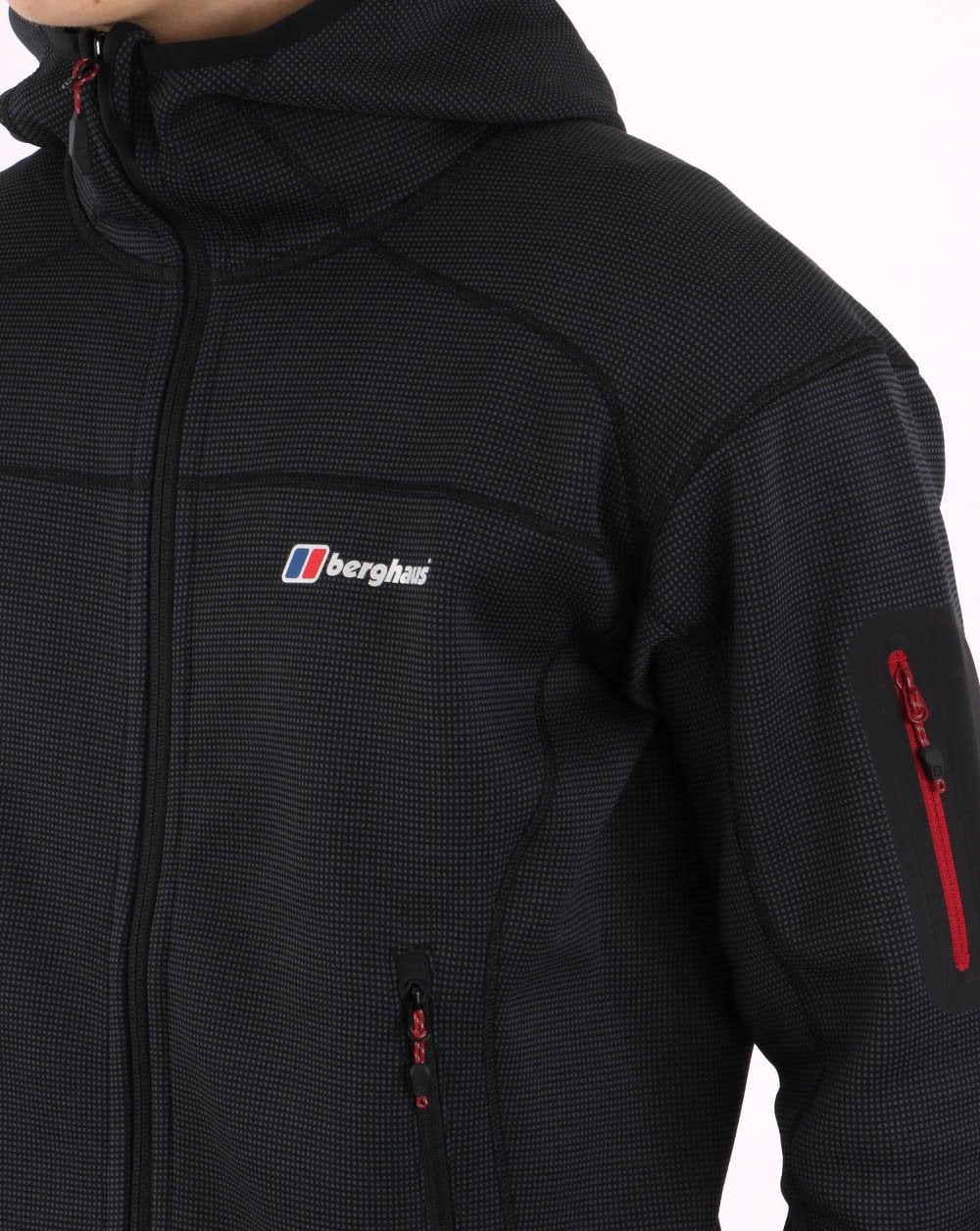 Berghaus Pravitale MTN 2.0 Kapuzenjacke Carbon/Schwarz