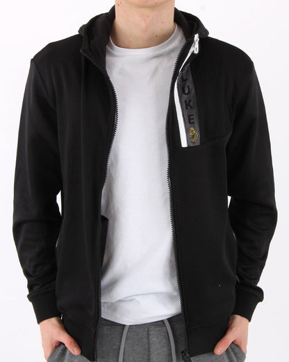 Luke Sport Kendrick Full Zip Hoodie Schwarz