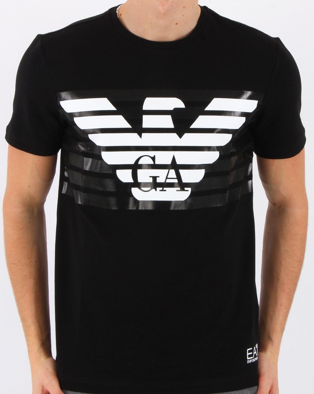 Emporio Armani EA7 Graphic Series T-Shirt Schwarz