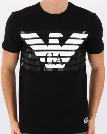 Emporio Armani EA7 Graphic Series T-Shirt Schwarz