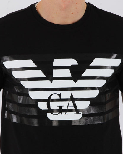 Emporio Armani EA7 Graphic Series T-Shirt Schwarz