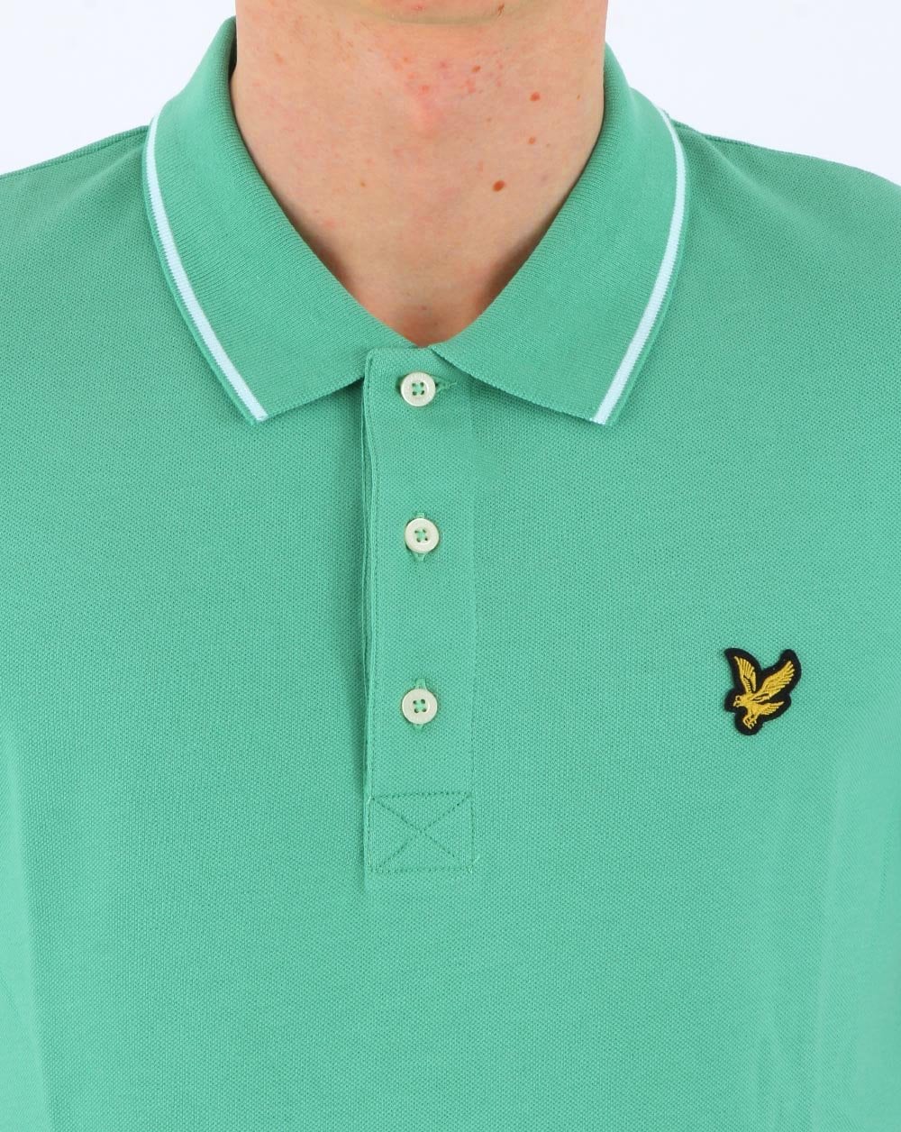 Lyle &amp; Scott Poloshirt mit Streifen in Grün