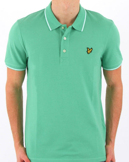 Lyle &amp; Scott Poloshirt mit Streifen in Grün