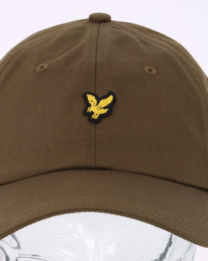 Lyle &amp; Scott Baseballkappe aus Baumwolltwill in Olivgrün