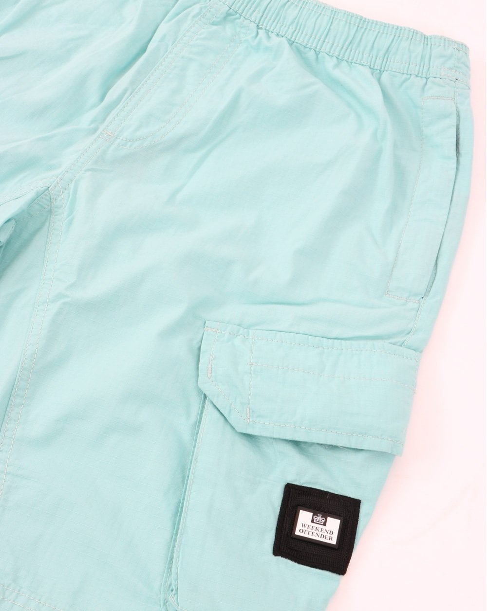 Weekend Offender Ripstop-Cargo-Shorts Aqua