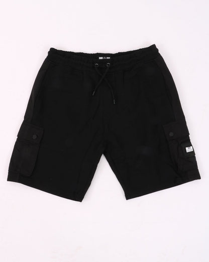 Weekend Offender Cargo-Sweatshorts Schwarz