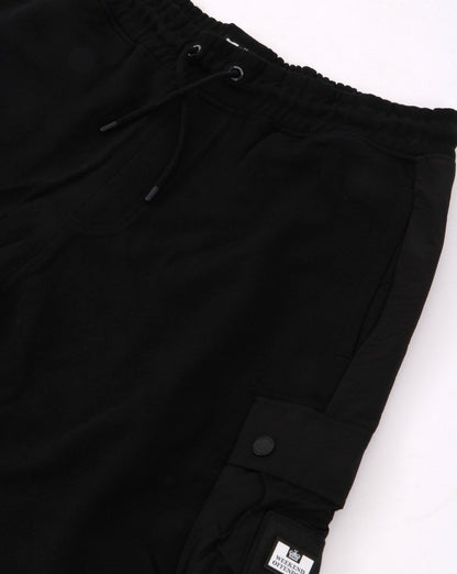 Weekend Offender Cargo-Sweatshorts Schwarz