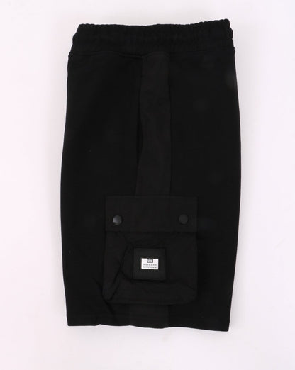 Weekend Offender Cargo-Sweatshorts Schwarz