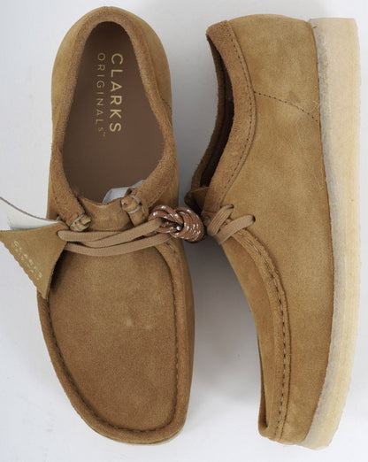 Clarks Originals – Wallabee – Wildlederschuh in Hafermoos