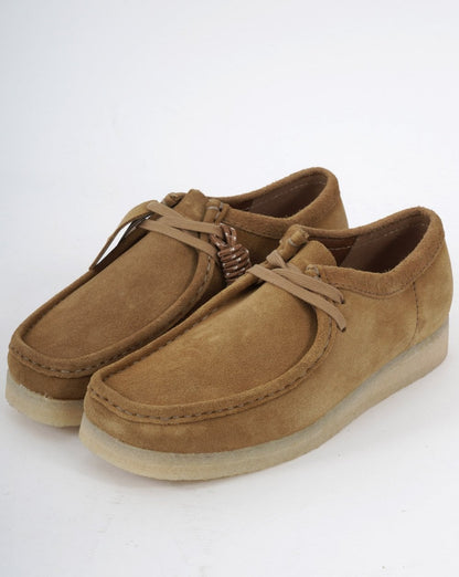 Clarks Originals – Wallabee – Wildlederschuh in Hafermoos