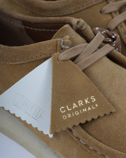 Clarks Originals – Wallabee – Wildlederschuh in Hafermoos