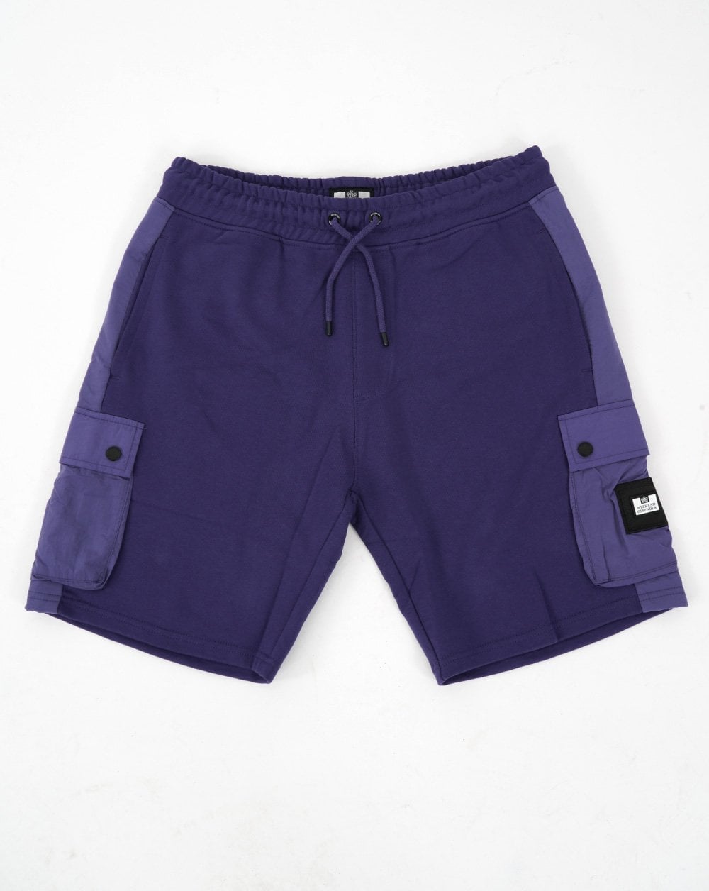 Weekend Offender – Cargo-Sweatshorts in Lila