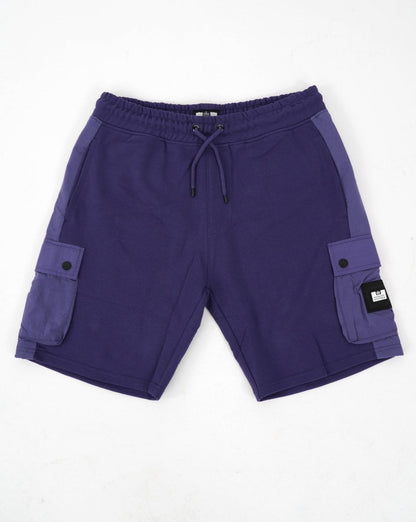 Weekend Offender – Cargo-Sweatshorts in Lila