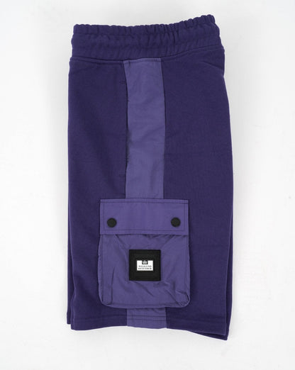 Weekend Offender – Cargo-Sweatshorts in Lila
