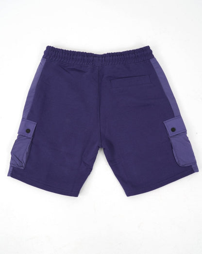 Weekend Offender – Cargo-Sweatshorts in Lila