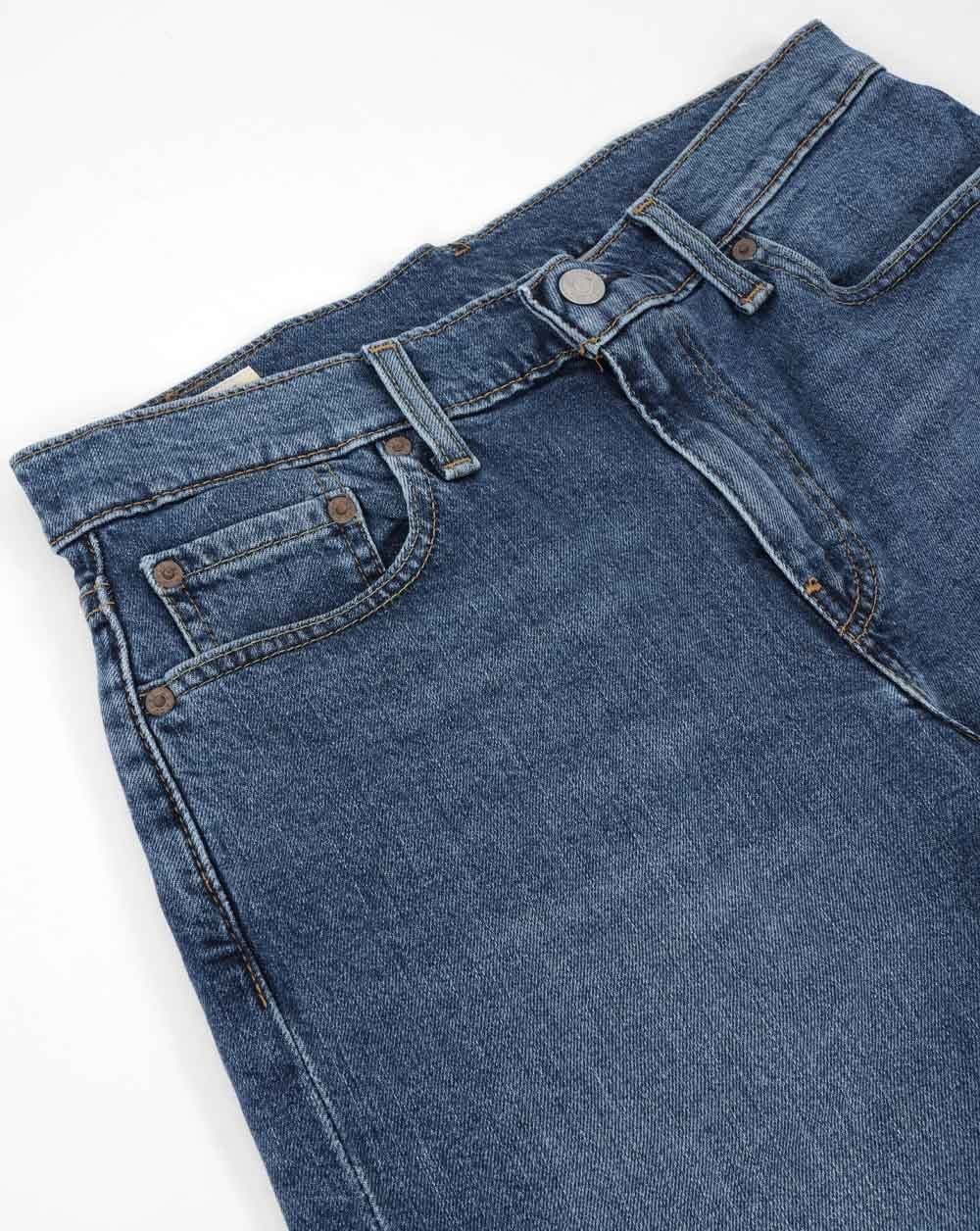 Levi's – 412 Slim Short in Saturnblau