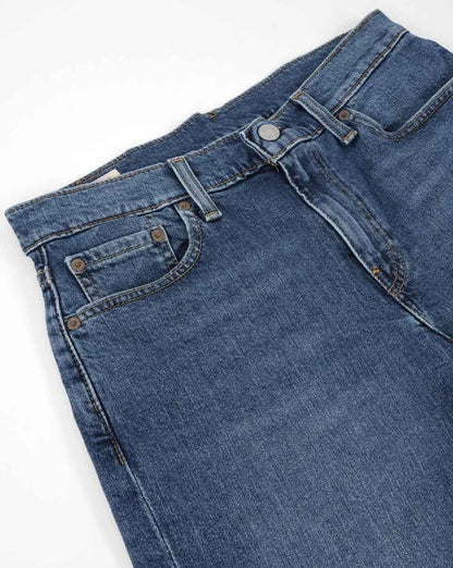 Levi's – 412 Slim Short in Saturnblau