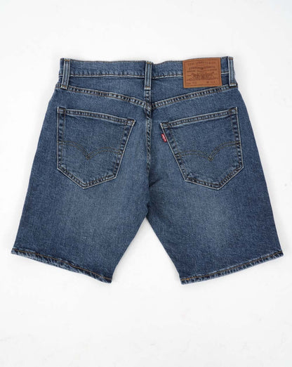 Levi's – 412 Slim Short in Saturnblau