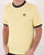 Fila Vintage Ringer T Shirt Yellow/Navy