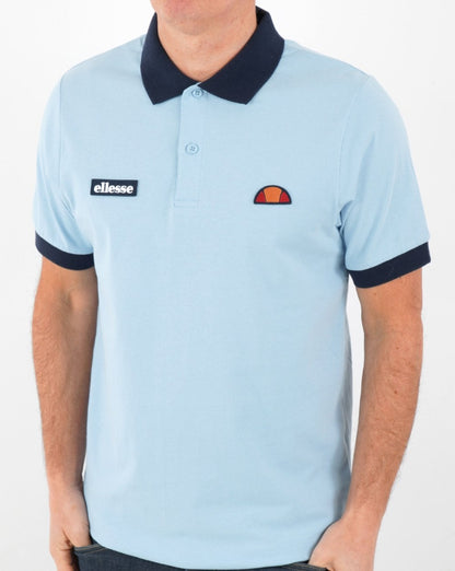 Ellesse Lessepsia Poloshirt Himmelblau/Marineblau